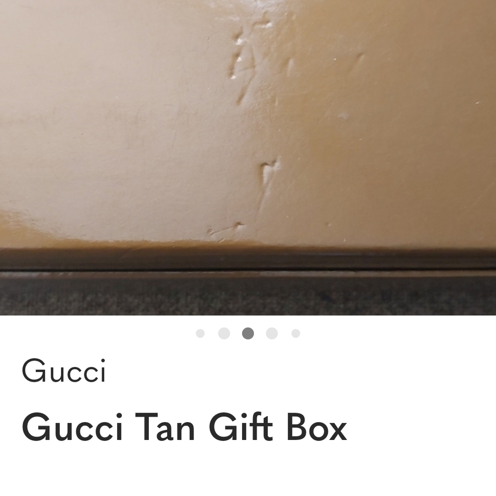 Gucci Tan Accessory Box - Picture 4 of 8